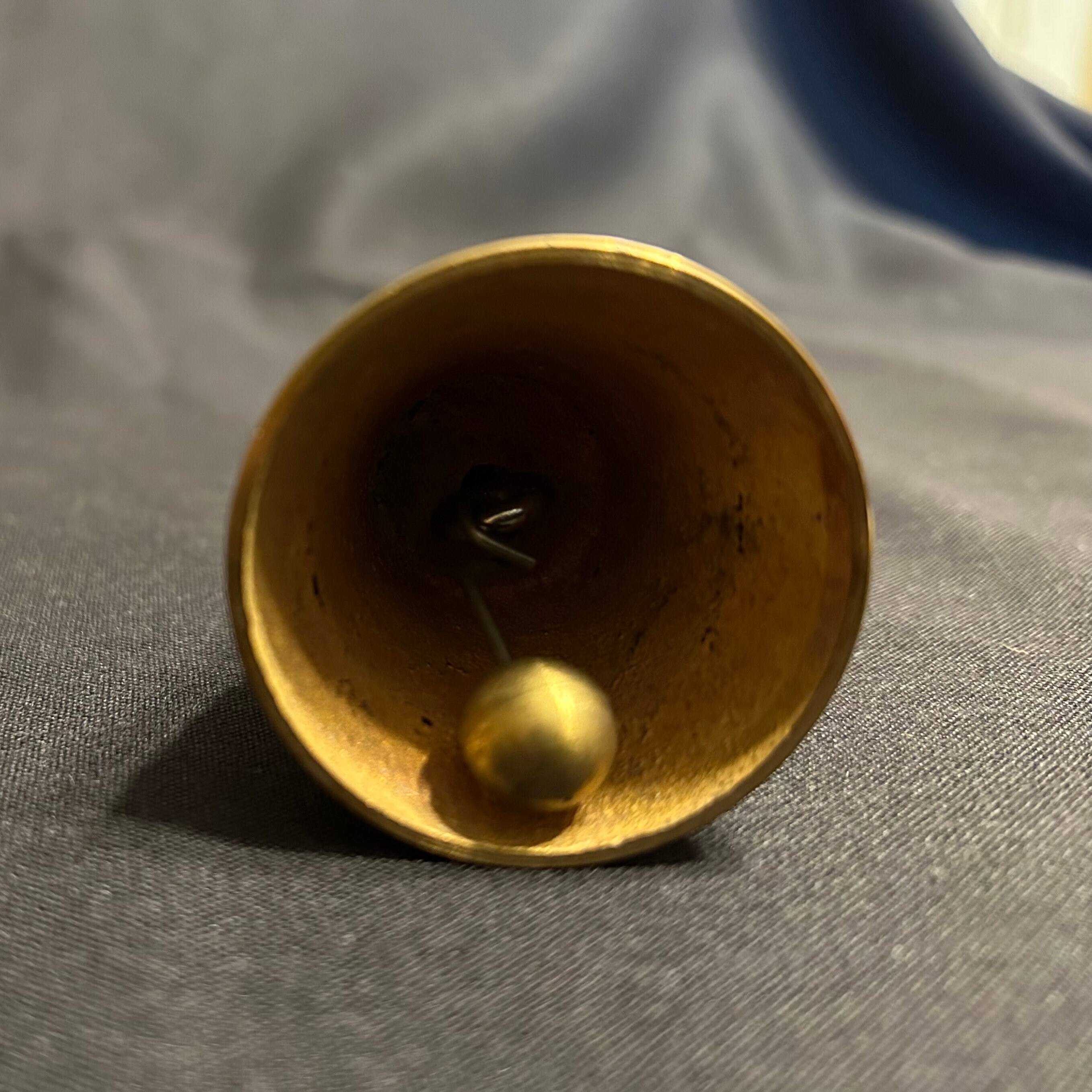 Spring Arrivals Bell by Juan Ferrandis, Anri Italy, Hand