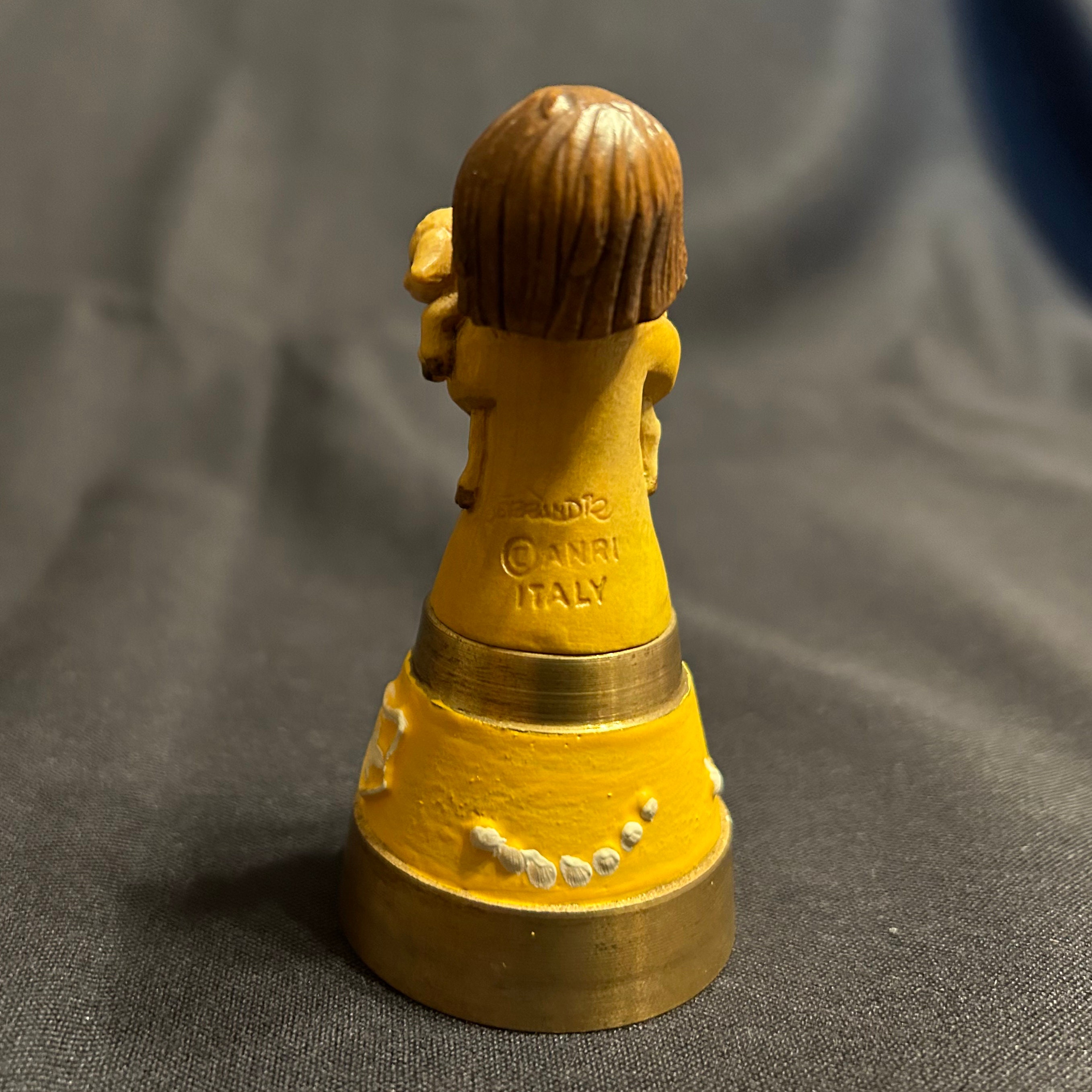 Spring Arrivals Bell by Juan Ferrandis, Anri Italy, Hand