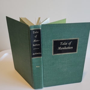 Tales of Manhattan by Louis Auchincloss 1967 vintage hardcover book