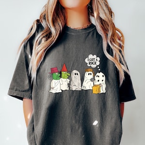 I Got A Rock Halloween Meme Custom Comfort Colors Shirt | Funny Ghost T-Shirt | Spooky Shirt