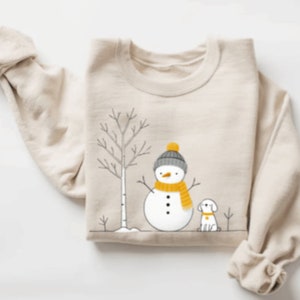 Christmas Snowman Sweatshirt, Christmas Sweatshirt, Snowman Shirt, Snowman T-Shirt, Christmas Crewneck
