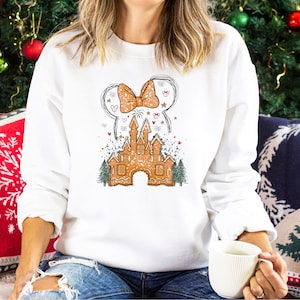 Disney Gingerbread Castle Shirt, Christmas Castle Shirt, Disney Christmas Shirt, Mickey Christmas Shirt, Disney Christmas Family Shirts