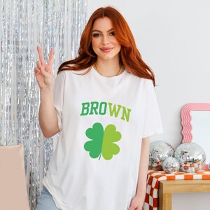 Custom Clover Last Name Comfort Colors Shirt | Personalized St Patrick's Tshirt | Custom Shamrock Shirt | Drinking Shirt | Parade Shirt