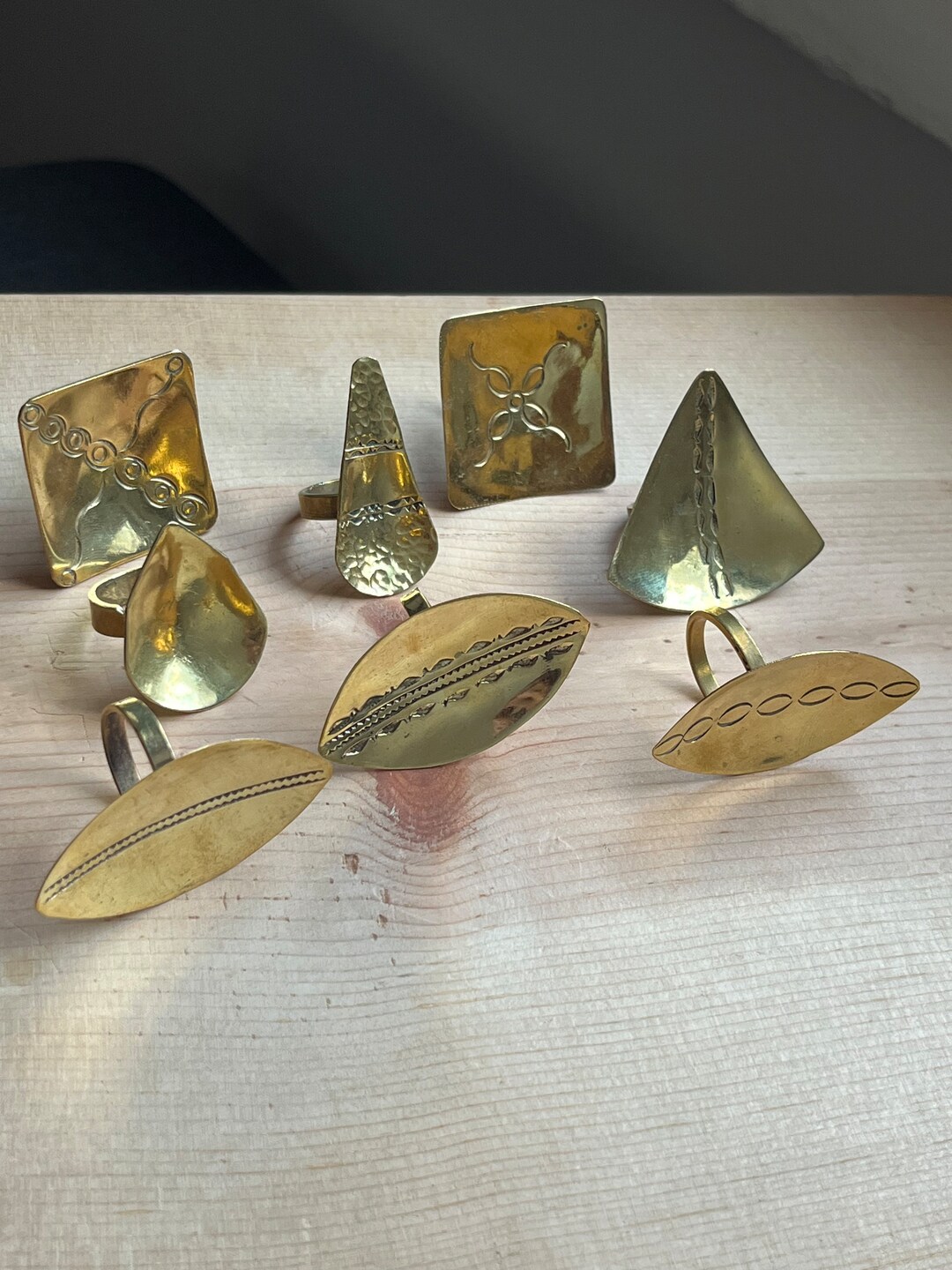 African Brass Rings Etsy