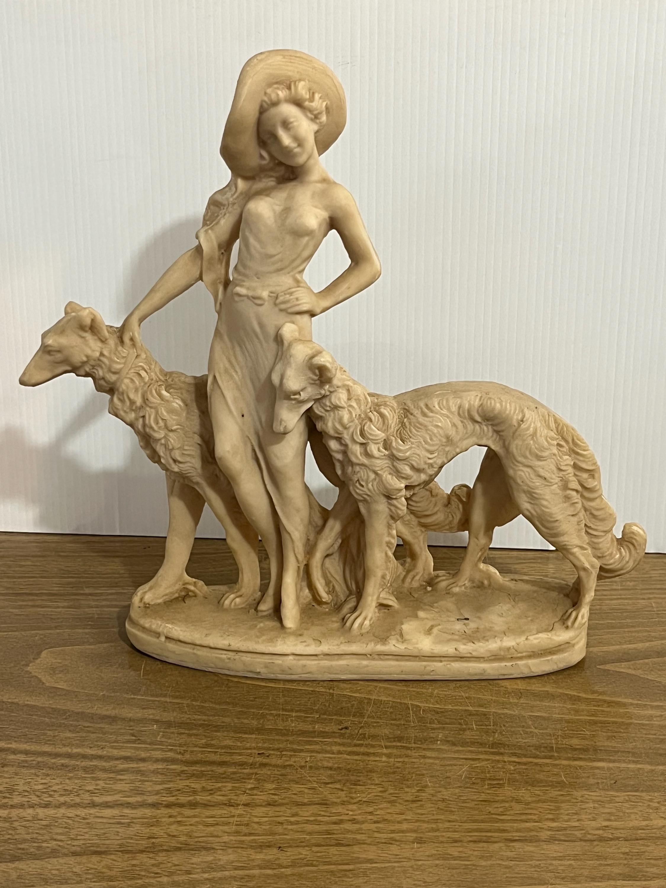 Lady Borzoi Figurine - Etsy