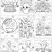 Printable Halloween Coloring Pages, Halloween Coloring Pages, Halloween Mindful Coloring for ...