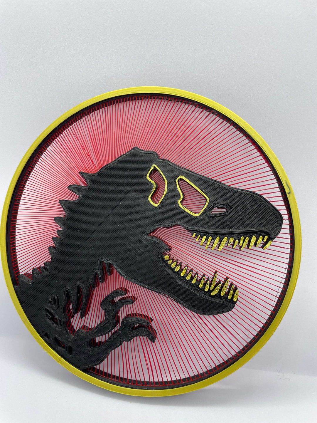 Jurassic Park 3D Artwork Dino Fan Decor Movie Trilogy Wall Etsy