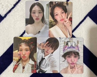 Official Red Velvet Wendy - Wish You Hell Photocards (Apple Music POB, QR, Photobook, Package Photocards)