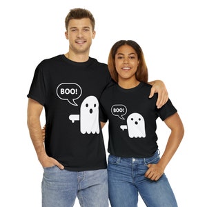 Unisex Boo Thumbs Down Cotton Tee