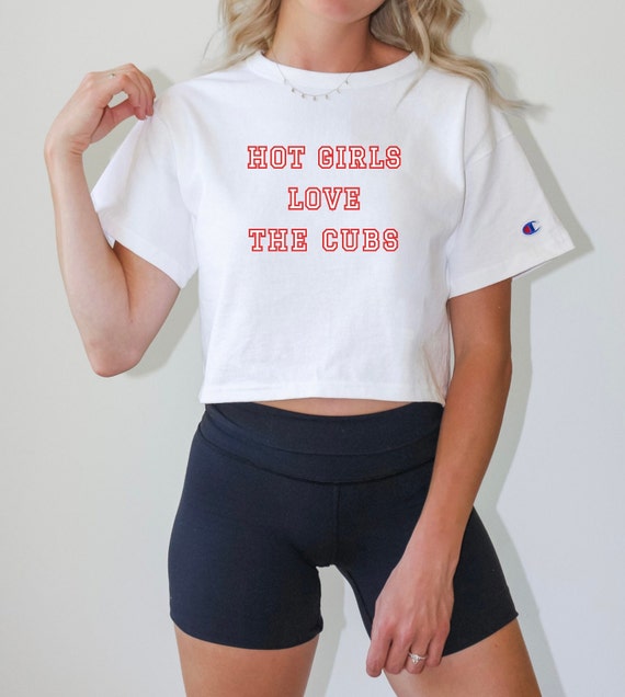 Cute womens cubs shirt hotsell