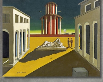 Piazza D'italia by Giorgio De Chirico Home Decor Wall Decor