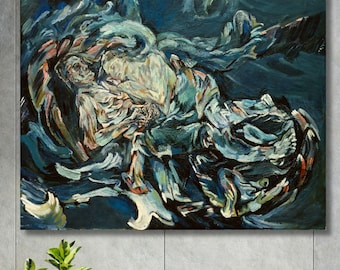 オスカー・ココシュカ『風の花嫁』高品質アートプリント - Etsy 日本