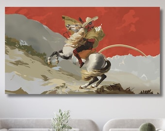 Napoleon Deadpool Ready to Hang Wall Art | Deadpool & Wolverine Canvas Wall Art | Deadpool  Movie Poster High Quality Canvas Poster
