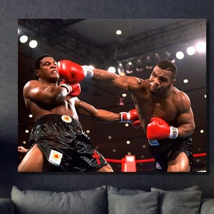 Mike Tyson Ready To Hang Canvas Wall Art,Mike Tyson Wall Art,Mike Tyson Poster,Motivational Wall Art,Gym Wall Decor, Poster,Boxing Wall Art