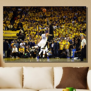 Kyrie Irving 2016 NBA Finals Canvas Wall Art Poster, Kyrie Irving Clutch Canvas, Basketball Player Print, NBA Fan Gift, Framed or Unframed