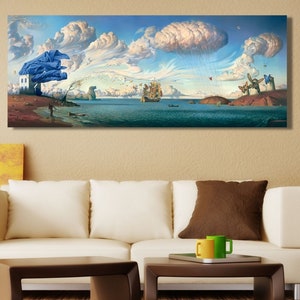 Musique des bois de Vladimir Kush, peinture sur toile Vladimir Kush, art mural Vladimir Kush, affiche de Vladimir Kush, impression, prêt à accrocher