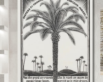 MC Escher Print, Escher Art, 