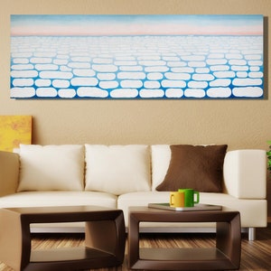 Georgia O&#39;Keeffe Above the Clouds  Canvas, Sky Above Clouds IV, Landscape Wall Art,Large Size Canvas,Giclee Print Reproduction Ready to Hang