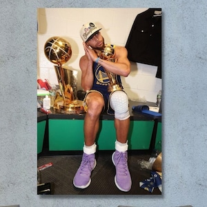 Stephen Curry Ready to Hang Canvas Wall Art,Buzzer Beater Poster Extra Large Framed Wall Art , Stephen Curry Poster, Basketball Fan Gift