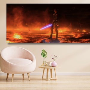 Star Wars Revenge of the Sith Canvas Wall Art, Anakin Canvas Wall Art,Print , Star Wars Poster, Darth Vader Poster, Star Wars Fan Gift