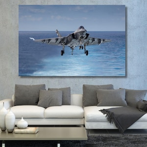 Lockheed Martin F 35 Raptor Canvas,Fighter Jet Poster,F 35 Raptor Wall Art, Aircraft Print,F 35 Figther Print,Vintage Wall Art,Ready to Hang