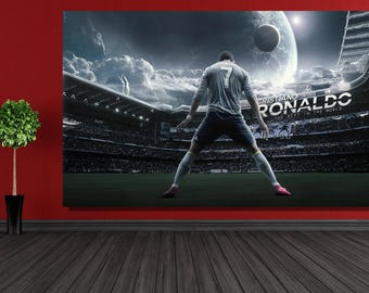 クリスティアーノ・ロナウド キャンバスウォールアート サッカー