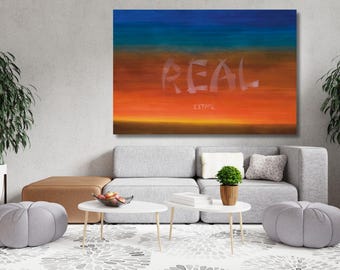 Real Estate By Ed Ruscha Quality Fine Art Print Framed Canvas Wall Art Poster , Print , Motivational Wall Art , Ed Ruscha Wall Art