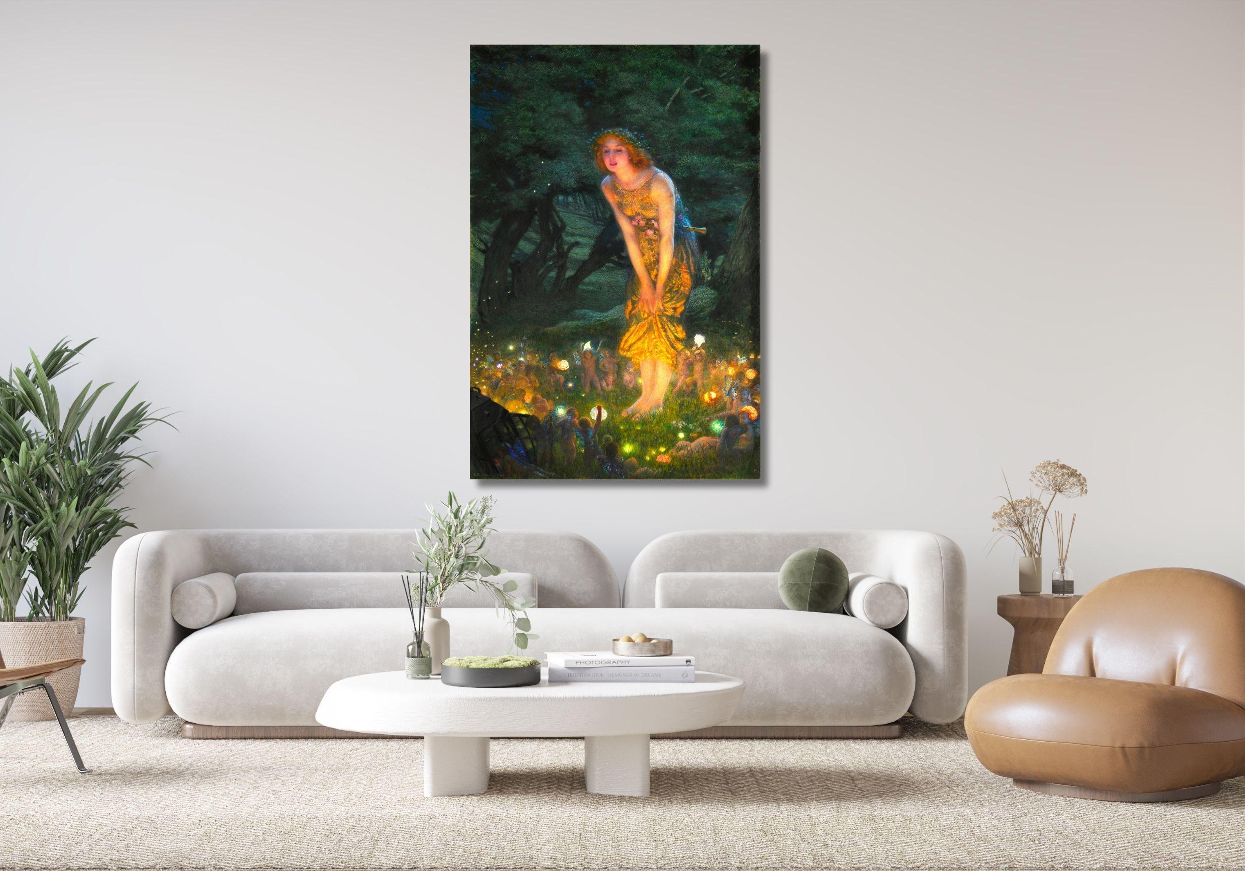 Edward Robert Hughes Víspera de Solsticio de Verano 1908, Arte mural en  lienzo, Pintura famosa, Hada de la Noche, Mítica y Luminiscente, Impresión  en lienzo de reproducción - Etsy México, image size:2500x1750