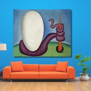 Tarsila do Amaral The Egg 1928 Archival Quality Art Print, Tarsila do Amaral Quality Print , Tarsila do Amaral Poster,  Canvas Art