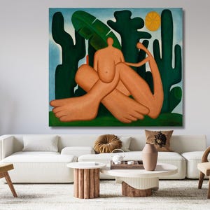 Tarsila do Amaral Anthropophagay 1929 Archival Quality Art Print, Tarsila do Amaral Quality Print , Tarsila do Amaral Poster,  Canvas Art