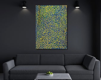 Alma Thomas Aquatic Gardens 1973 Acrylic on canvas,Wall Art, Print Poster,Alma Thomas Artwork Print Colorful Poster Alma Thomas Canvas Print
