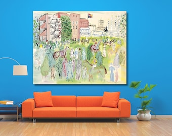 Raoul Dufy Royal Ascot Archival Fine Art Print Horse Racing Wall