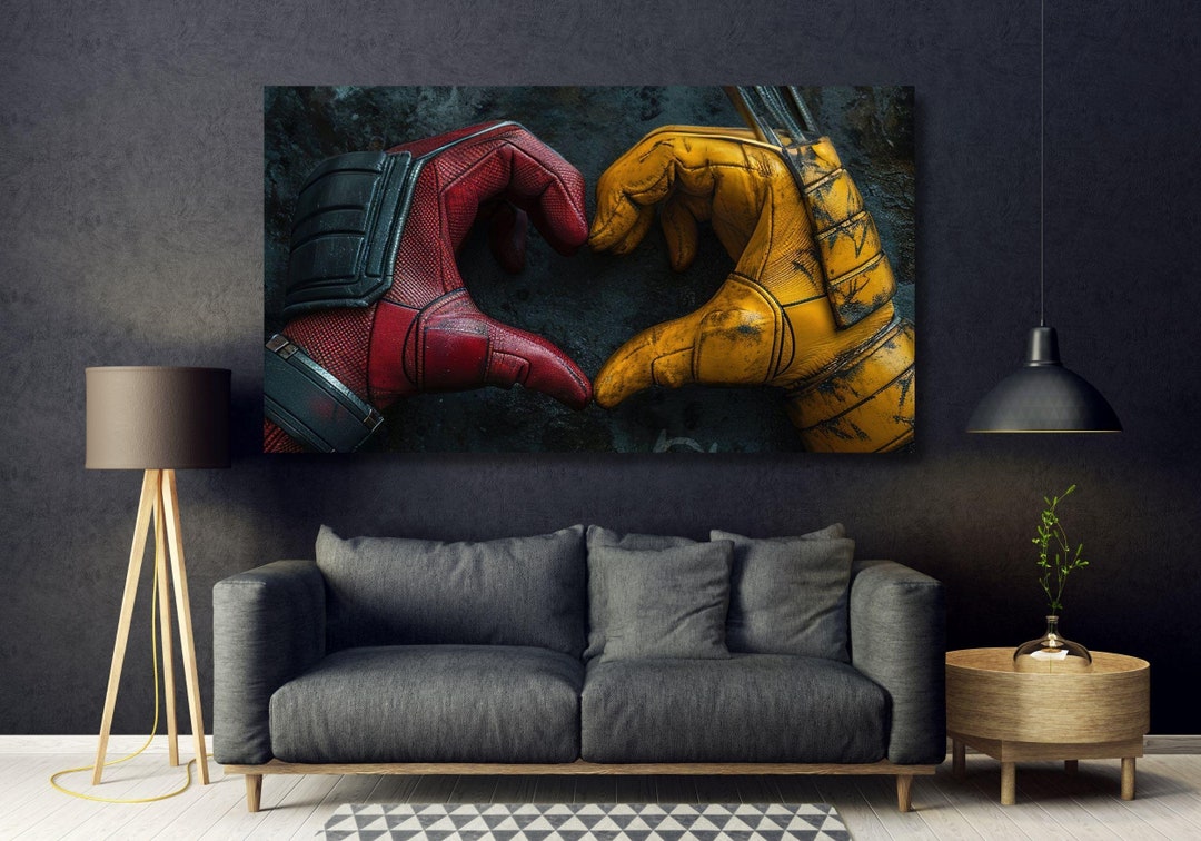 Deadpool & Wolverine Canvas Wall Art | Deadpool and Wolverine Ready to ...