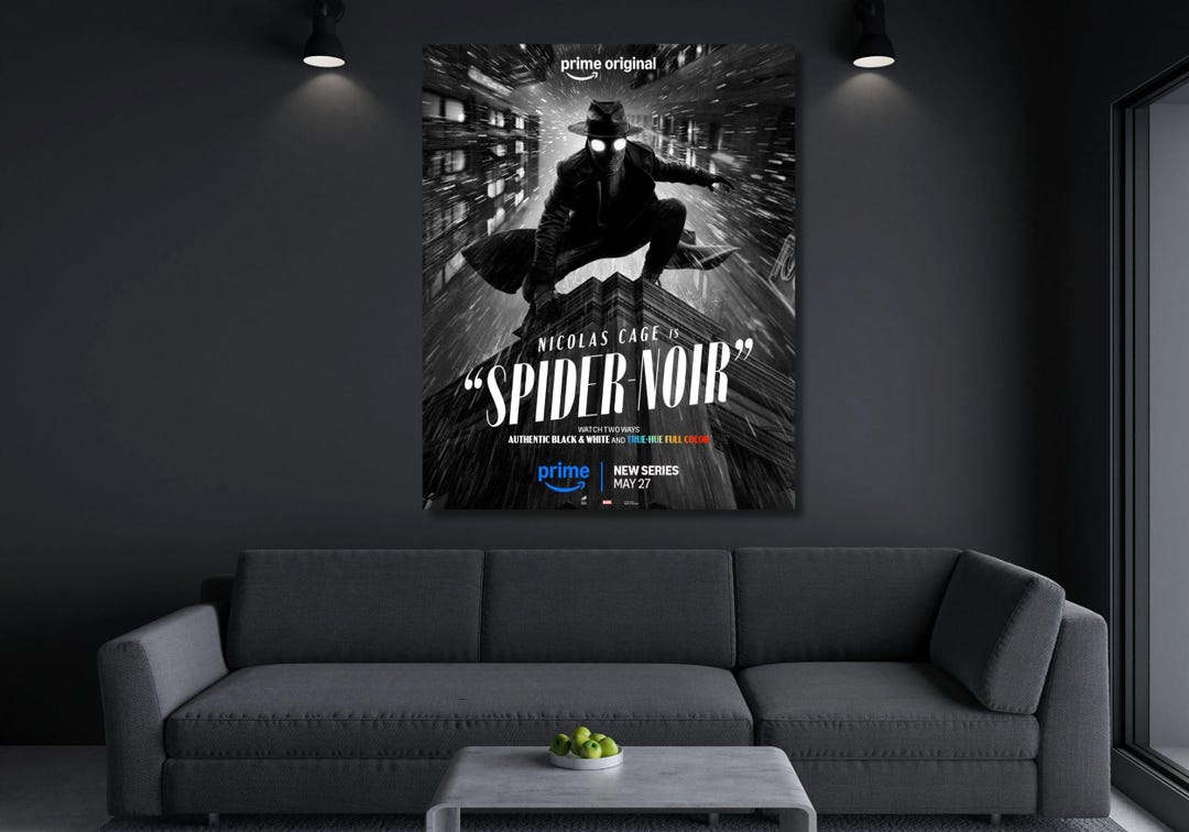 Spider noir 2026 Ready To Hang Canvas Wall Art Modern Movies Print spider-noir-2026-ready-to-hang-canvas-wall-art-modern-movies-print