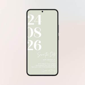 Save the Date digital für Hochzeit bunt | Personalisierte Einladung | Vorlage | Save the Date Hochzeit | Hochzeitseinladung Frühling pastell