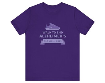 Alz Walk to End Unisex Jersey Short Sleeve Tee