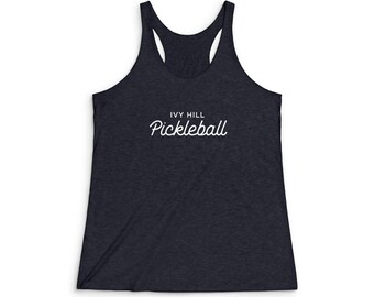 Ivy Hill Pickleball Women's Tri-Blend Racerback Tank