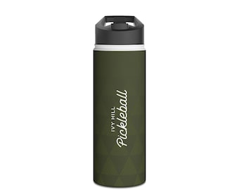 IH Pickleball Stainless Steel Water Bottle, Standard Lid