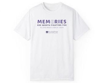 ALZ Walk "Memories" Unisex Garment-Dyed T-shirt