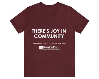 Joy in Community Unisex Jersey Short Sleeve Tee