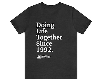 Doing Life Together Unisex Jersey Short Sleeve Tee
