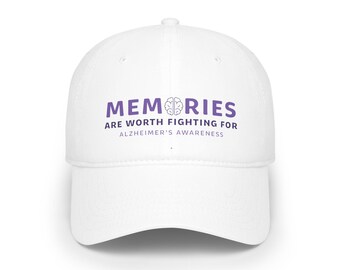 Alz Awareness Low Profile Baseball Cap