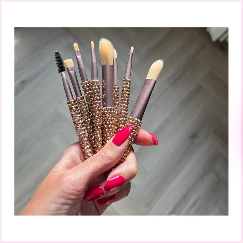 Rose Gold Makeup Brushes - Etsy