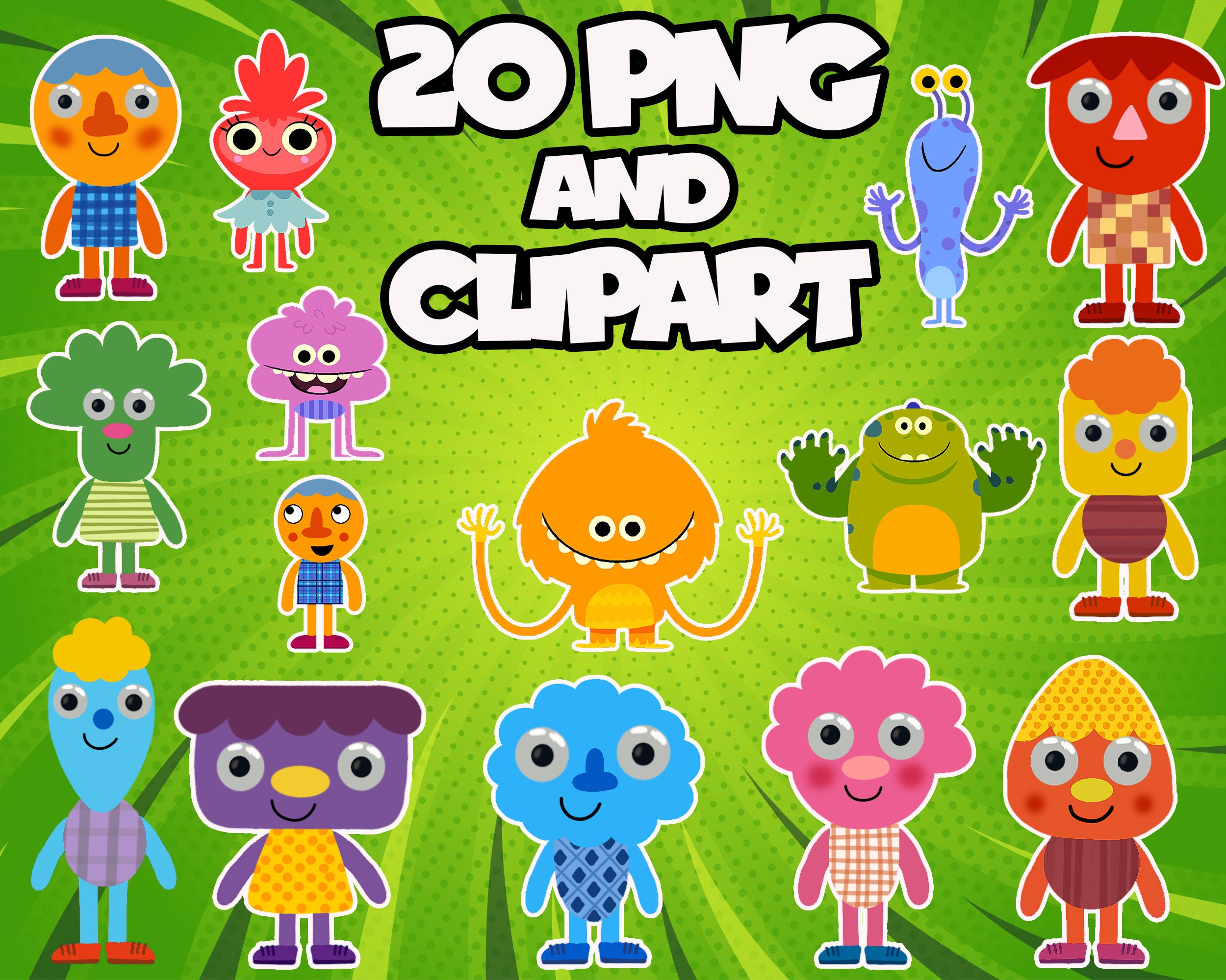 Super Simple Instant Download Birthday PNG and Clipart Digital File - Etsy