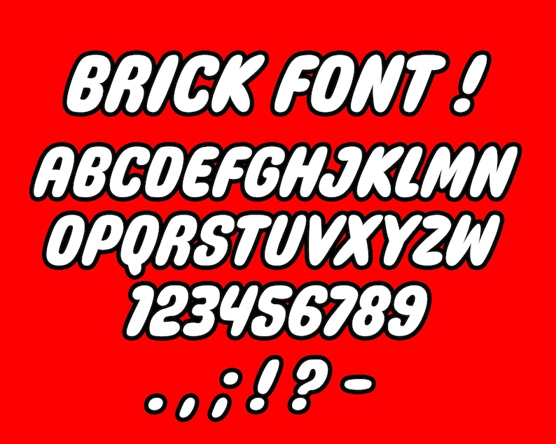 Building Blocks Font: Alphabet and Number PNG (digital File) - Etsy