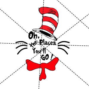 Instant Download Dr Seuss Svg, oh the places, Dr Seuss Png, Dr Seuss T shirt Design, Dr Seuss Birthday, Dr Seuss - Digital File Only -
