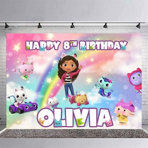 Personalized  Birthday Backdrop - Birthday Banner - Digital File