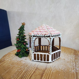 Gingerbread Gazebo | Gingerbread house | 3D printed | Cookie cutter kit