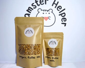 Organic Puffed Oats Hamster Treat