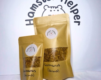 Dried Gammarus Shrimp – Hamster-Safe High Protein Snack
